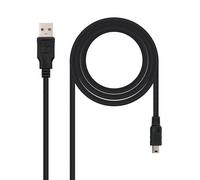 Nanocable Cable USB 2.0 10.01.0401 – USB macho a Mini USB macho 1 m Negro