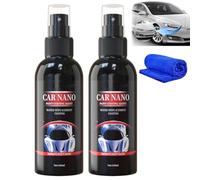 Nano Car Scratch Removal Spray, Car Nano Paint Coating Agent, Fast Repair Scratches Repairing Polish Spray with Towel (100ml,2PCS)