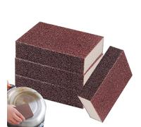 Nano Carborundum Éponge, Éponges De Cuisine | 4 Sponges De Broussailles Nano Carborundum À Quatre Côtés À Quatre Côtés - Produits De Ponçage Manuel, Outils De Nettoyage Des Ménages, Emery Brush Eraser