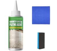 Nano Crystal Coating Agent for Tile & Furniture, Marble Nanometer Crystal Plating Agent, Coating Of Stone Nanocrystals, Strong Protective & Long-Lasting Polishing, Marble Stain Remover (1 Set)