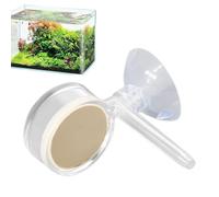Nano difusor de CO2 reactor de vidrio, accesorios de bomba de aire para acuario, kit difusor de CO2, atomizador de CO2 sin remojo para tanque plantado de acuario