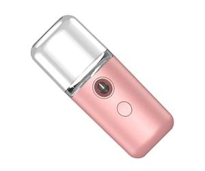 Nano Facial Facial Mini Pocket Tamaño de Bolsillo USB Humidificador de la Cara Agua para Hidratación Portable Aborrilla (PINK)