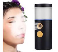 Nano Facial Monsieur 20ml Mini Humidificador de Cara Portátil Pulverizador Facial USB Recargable Práctica Cara Vapor Máquina de Cuidado de la Piel (negro)