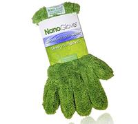 Nano Guante - Manopla de limpieza para el hogar | Reemplaza toallas de papel de microfibra y plumeros de plumas | Limpiador de superficies multiuso para ventana de acero inoxidable, L-XL