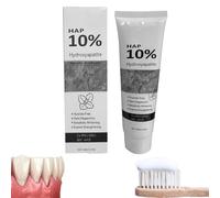 Nano Hidroxiapatita Pasta Dental, Sin Fluor, Restaura y protege los dientes, Aliento fresco duradero, de hidroxiapatita apropiada para dientes sensibles, blanqueamiento, Sin flúor, Menta, Para adultos