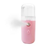 Nano - Humidificador facial hidratante con atomización Nano Mister con depósito de agua de 30 ml, práctico pulverizador portátil, vaporizador facial de frío recargable