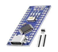 Nano módulo placa de desarrollo compatible con Arduino, con puerto USB tipo C, chip CH340G, 5 V/16 MHz microcontrolador
