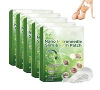 Nano Patch reafirmante piel & cuidado corporal, ingredientes naturales, seguro eficaz para todo tipo de pieles, suave masaje calmante, apoya la tonificación de la piel (5 unidades)