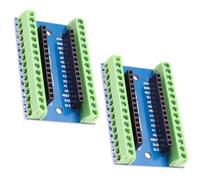 Nano Placa de extensión Binghe 2 Piezas Nano IO Shield Adaptador Placa de extensión Nano IO Shield V1.O Placa de extensión Compatible con Arduino