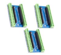 Nano Placa de extensión Binghe 3 Piezas Nano IO Shield Adaptador Placa de extensión Nano IO Shield V1.O Placa de extensión Compatible con Arduino