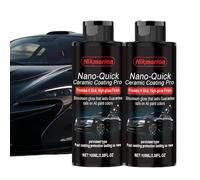 Nano-Quick Ceramic Coating Pro, Nano Quick Coat Restores for Car Detailing, Automobiles Glass Paint Surface Lasting Luster (2 Pcs)