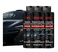 Nano-Quick Ceramic Coating Pro, Nano Quick Coat Restores for Car Detailing, Automobiles Glass Paint Surface Lasting Luster (3 Pcs)