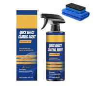 Nano Quick Coat Restore, Fast-Acting Car Coating Spray for Shine & Protection, Waterless Wax Polish, Scratch & Oil Film Remover with Sponge & Cloth (1pcs)