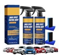 Nano Quick Coat Restore, Quick Effect Coating Agent for Car, Nano Car Coating Spray for Shine & Protection, Waterless Easy Spray Wax for Cars, Motorcycles, Boats (2 PCS)