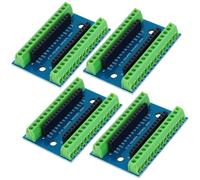 Nano Shield Breakout Board Nano - Placa de expansión para placa de desarrollo Nano IO Shield Nano V3.0-328P CH340 (4 unidades)