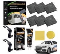 Nano Sparkle - Paño para arañazos de coche original, paño Nano Sparkle Tu-ch, Na-no Sparkle Cloth for Car Scratches Experiencias, for Clean Scuffs, Stains & Scratches (1 caja+1 crema para arañazos)