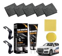 Nano Sparkle - Paño para arañazos de coche original, paño Nano Sparkle Tu-ch, Na-no Sparkle Cloth for Car Scratches Experiencias, for Clean Scuffs, Stains & Scratches (5 unidades + 1 crema para