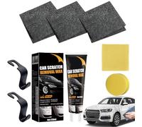 Nano Sparkle - Paño para arañazos de coche original, paño Nano Sparkle Tu-ch, Na-no Sparkle Cloth for Car Scratches Experiencias, for Clean Scuffs, Stains & Scratches (3 unidades + 1 crema para
