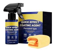 Nano Spray - Vehicle Exterior Care Agent for Anti-Stain, Quick Water Nano Coating with Shine Boost for Automotive Paint, SUV, Truck, RV, Tires, Garage and Car Wash,120 Ml