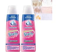 Nano Stains Remover Quick Cleaning Gel, Cleaner Heavy Duty Stain Gel, Non Bleach Laundry Stain, Active Enzyme, Household Stain Remover, for Carpet, Coffee Marks, Oil (2 PCS)
