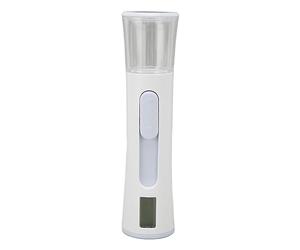 Nano Vaporizador Facial de Doble Cabezal con Probador de Humedad y Pantalla LCD para Piel, Pulverizador Hidratante para Piel Seca, para Novias, Capacidad del Tanque
