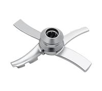 NANOBABY Hoja de paleta de repuesto compatible con máquinas de helado Ninja Creami serie NC300, repuesto de paleta de mezcla para Ninja NC299AMZ NC301 CN305A CN301CO, acero inoxidable, plata
