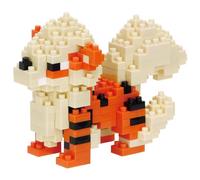 nanoblock Bandai Arcanine, Kit detallado de construcción en Miniatura, optimo para Fans de Pokémon y Regalos - NBPM106
