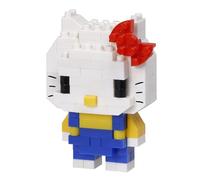 nanoblock Bandai - Figura de ladrillo Hello Kitty NBH177 - Diseño manga Pixel - Kawada