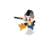 nanoblock - Demon Slayer - Kit de construcción de la serie de personajes Genya Shinazugawa