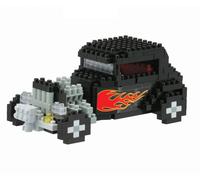 NANOBLOCK Hot Rod (300 Piezas) Mini Ladrillos Puzzle Gran Regalo