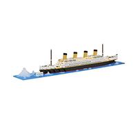 nanoblock - Kit de Construcción 3D del Titanic NB021, Bloques de Micro Ladrillos, Maqueta Detallada, Desafío para Niños y Adultos Coleccionistas, Multicolor, Juguete de Construcción.