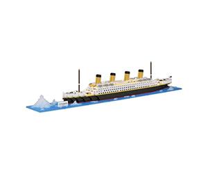 nanoblock - Kit de Construcción 3D del Titanic NB021, Bloques de Micro Ladrillos, Maqueta Detallada, Desafío para Niños y Adultos Coleccionistas, Multicolor, Juguete de Construcción.