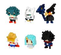 nanoblock - My Hero Academia - My Hero Academia Vol. 3 (Juego Completo de Caja ciega), Kit de construcción de la Serie Mininano