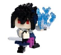 nanoblock - Naruto Shippuden - Kit de construcción de la serie de personajes de Sasuke Uchiha (Chidori)