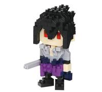nanoblock - Naruto Shippuden - Sasuke Uchiha, colección de Personajes Kit de construcción de 200 Piezas