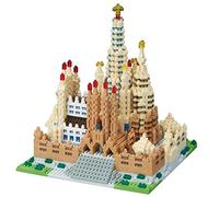 nanoblock NB-028 Sagrada Familia - Puzle 3D con minibloque, 2660 Piezas, Nivel de dificultad 5, para Expertos
