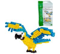 nanoblock - NBC-343 - Blue and Yellow Macaw, Multicolored