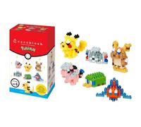 nanoblock NBMC-08B - Juego de 6 Bloques de sujeción para Regalo Pokémon Mininano Electric, Nivel de Habilidad 2