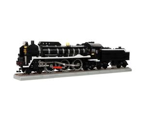 nanoblock - Vehículos: locomotora de vapor edición Deluxe, kit de construcción de la serie Advanced Hobby