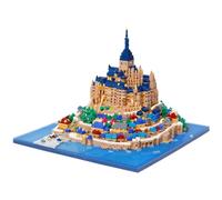 nanoblock - World Famous - Mont Saint-Michel Special Deluxe Edition, Advanced Hobby Series Building Kit