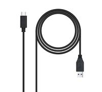 Nanocable Cable USB 3.1 Gen2 USB-C macho a USB-A macho 2 m 10 Gbps 3 A Negro