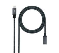 Nanocable 10.01.4501-comb cable usb usb 3.2 gen 2x2 1 m usb c negro