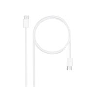 Nanocable Cable USB-C 2.0 60W 3A M/M 1 m Blanco