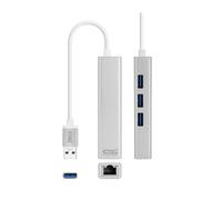 NANOCABLE 10.03.0403 - Conversor USB3.0 Ethernet +3xUSB 3.0