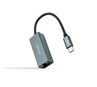 Nanocable 10.03.0406 - Conversor USB-C a Ethernet Gigabit 10/100/1000 Mbps, Aluminio, Gris, 15 cm