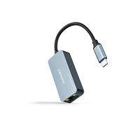 NANOCABLE 10.03.0410 - Conversor USB-C 3.2 GEN1 a Ethernet 2.5G, Aluminio, Gris, 15 cm