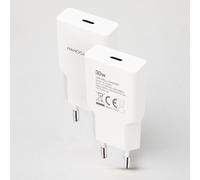 Nanocable Cargador de pared 10.10.2027 – 1x USB tipo-C PD 30W – Blanco