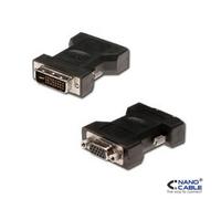Nanocable Adaptador DVI 24+5 macho a VGA hembra Negro