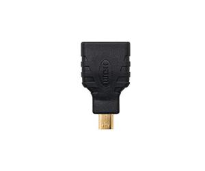 NanoCable 10.15.1206 - Adaptador HDMI a Micro HDMI, A/H-D/M, hembra-macho, negro