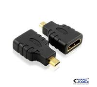 Nanocable 10.15.1206 cambiador de género para cable hdmi micro hdmi n